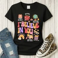 Test Day Teacher I Believe In You School Testing Women's T-Shirt thumb 3