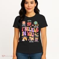 Test Day Teacher I Believe In You School Testing Women's T-Shirt thumb 4