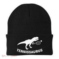 Tennisaurus Dinosaur Tennis Funny Racket T-rex Beanie thumb 0