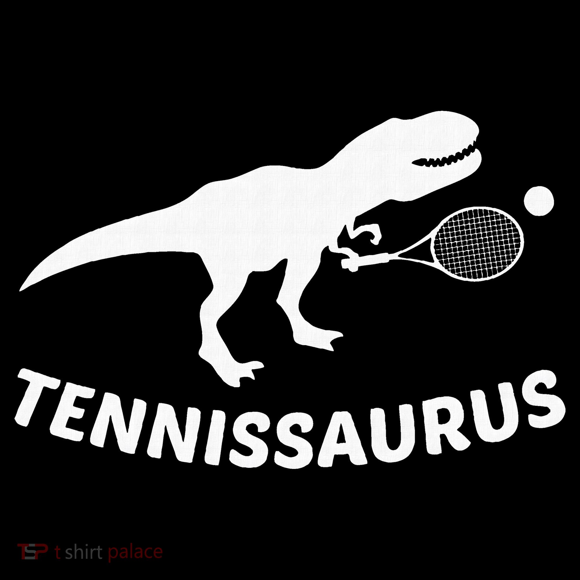 Tennisaurus Dinosaur Tennis Funny Racket T-rex Women's Hoodie