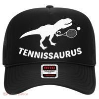 Tennisaurus Dinosaur Tennis Funny Racket T-rex Hat thumb 0