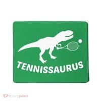 Tennisaurus Dinosaur Tennis Funny Racket T-rex Mousepad thumb 0