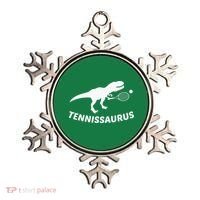 Tennisaurus Dinosaur Tennis Funny Racket T-rex Ornament thumb 0