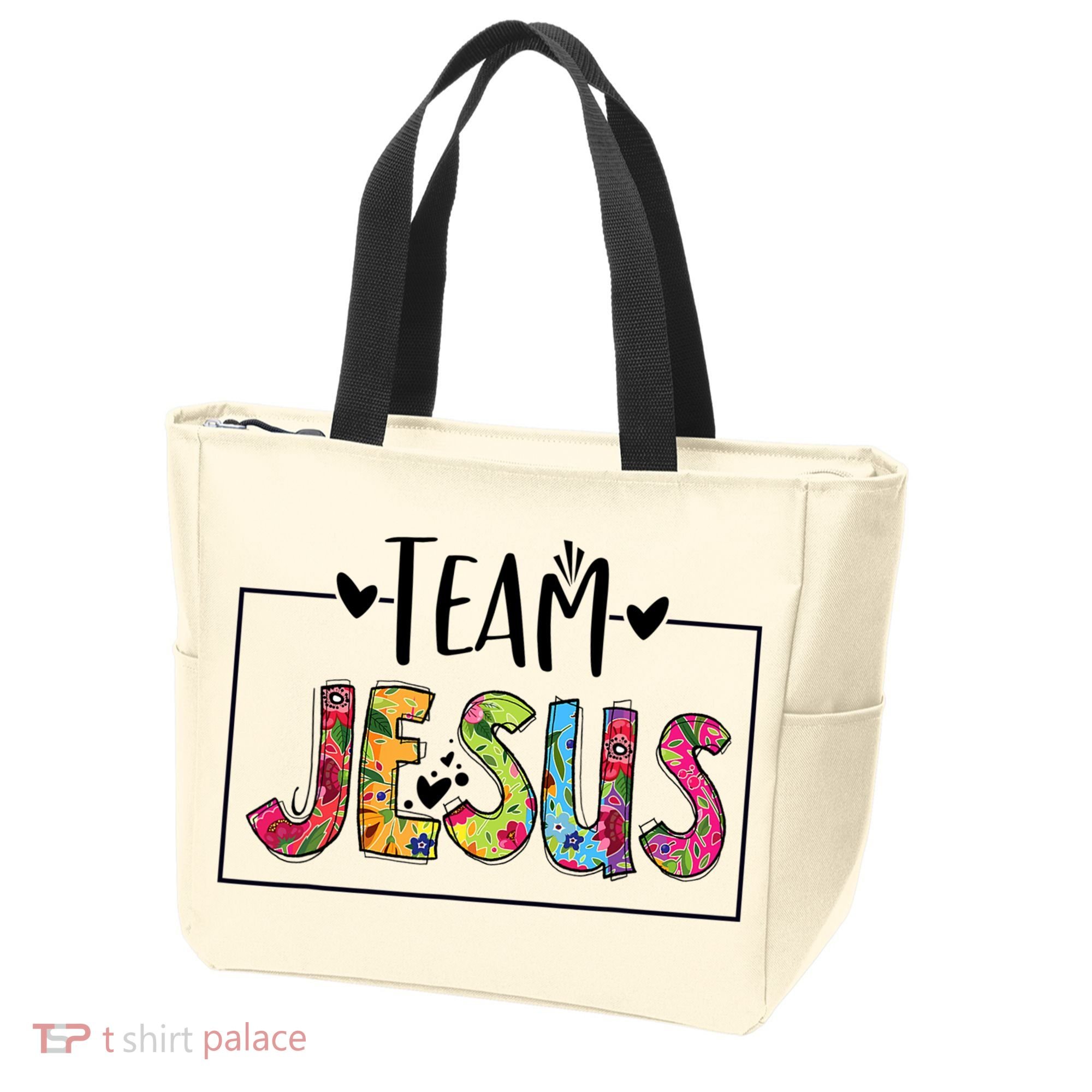 Tie Dye Team Jesus Cool Mom And Christian Thanksgiving Tote Bag