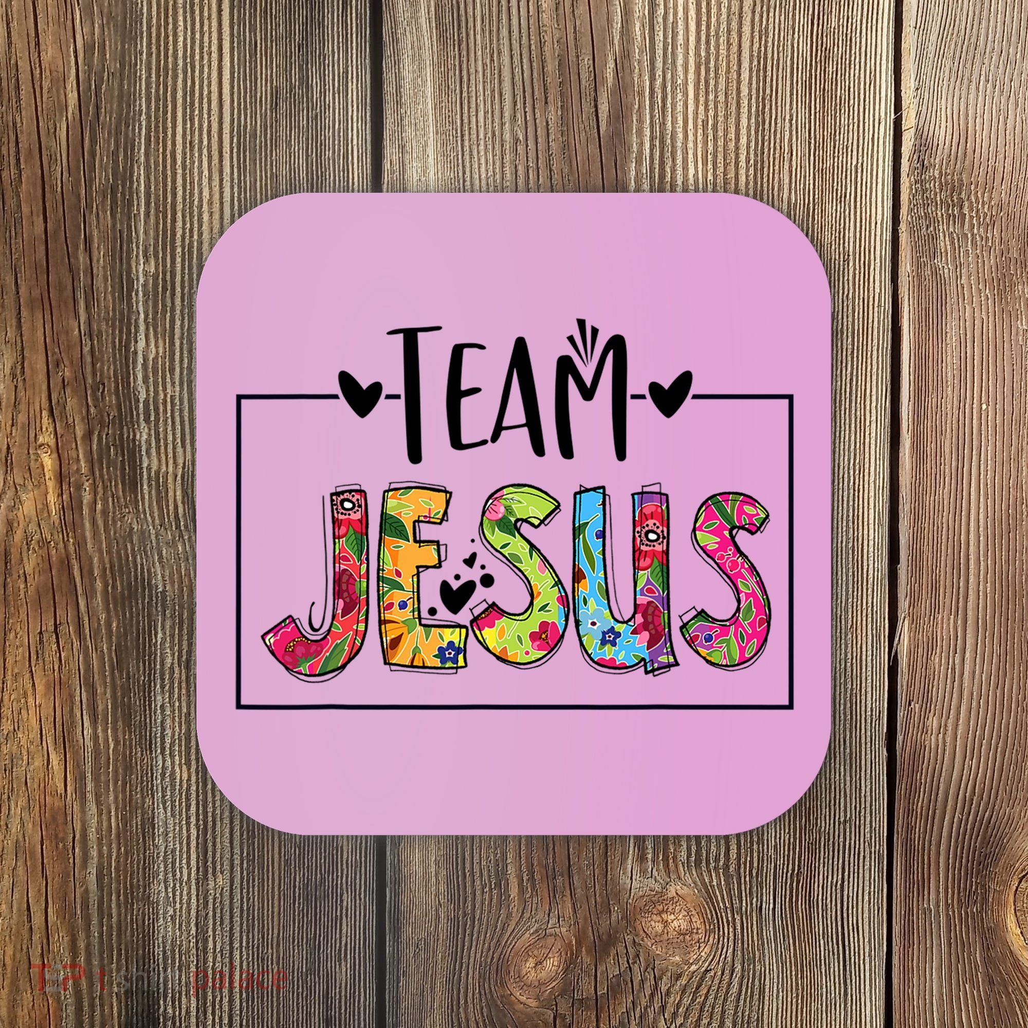 Tie Dye Team Jesus Cool Mom And Christian Thanksgiving Coaster