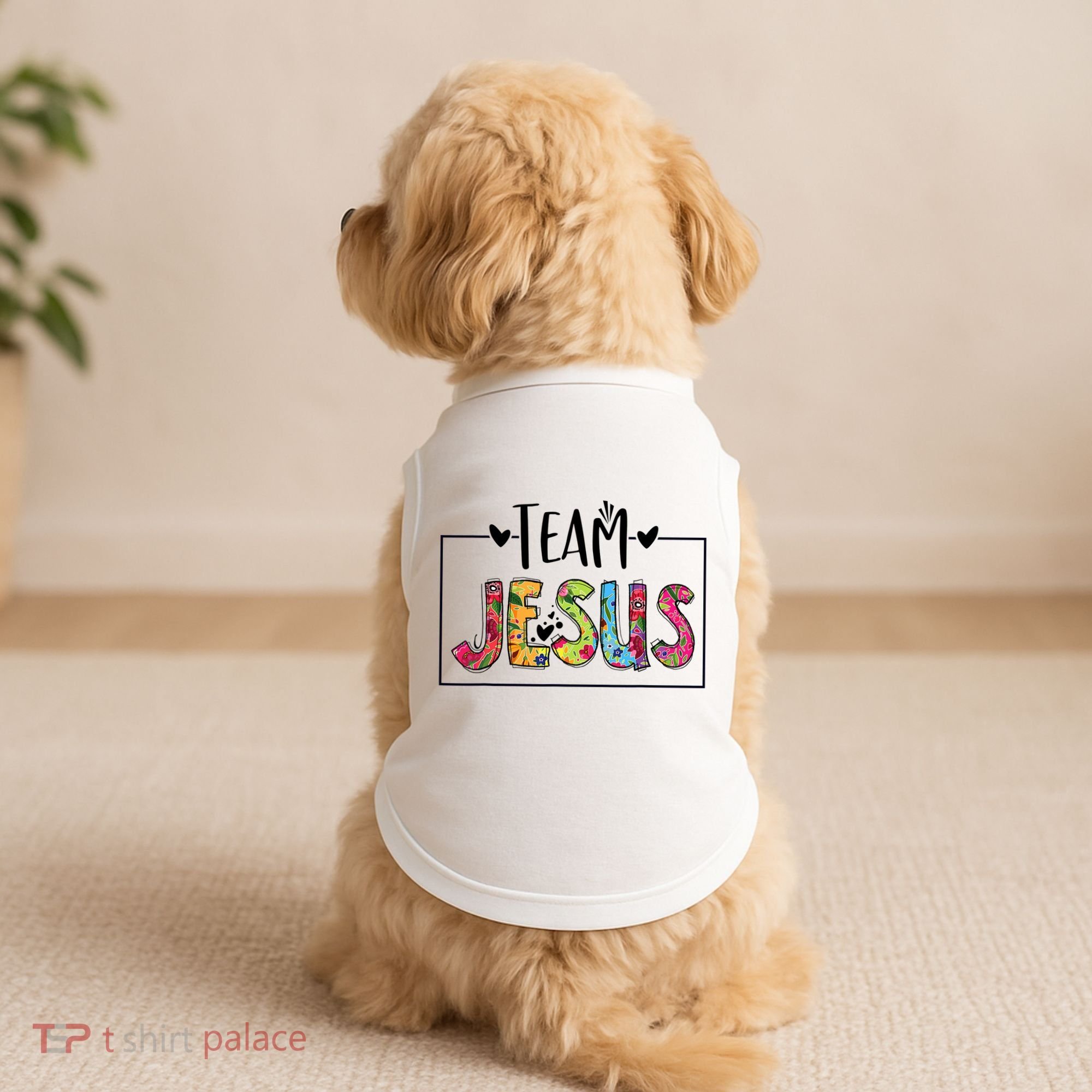 Tie Dye Team Jesus Cool Mom And Christian Thanksgiving Doggie Tank