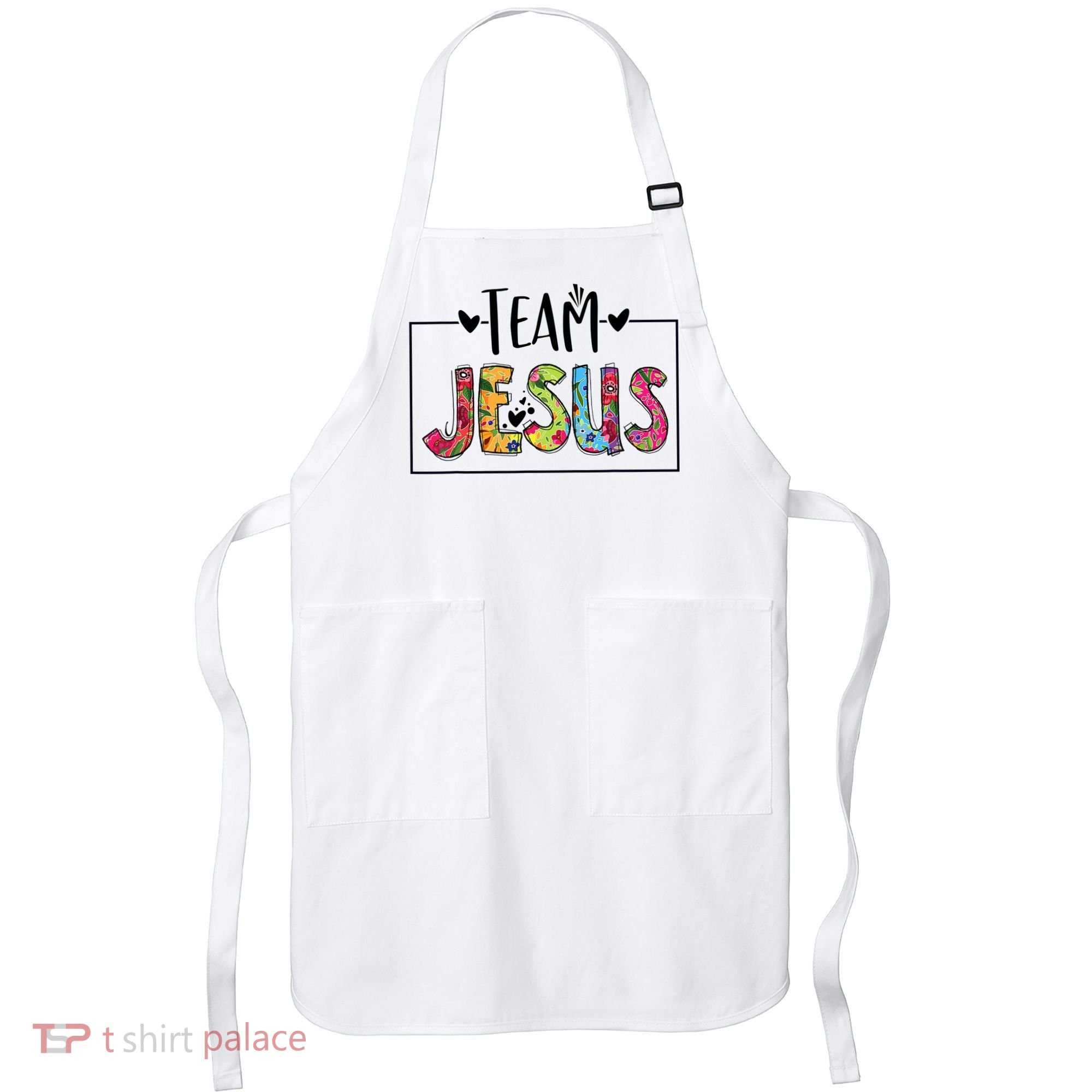 Tie Dye Team Jesus Cool Mom And Christian Thanksgiving Apron