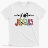 Tie Dye Team Jesus Cool Mom And Christian Thanksgiving T-Shirt thumb 0