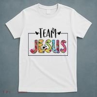 Tie Dye Team Jesus Cool Mom And Christian Thanksgiving T-Shirt thumb 5