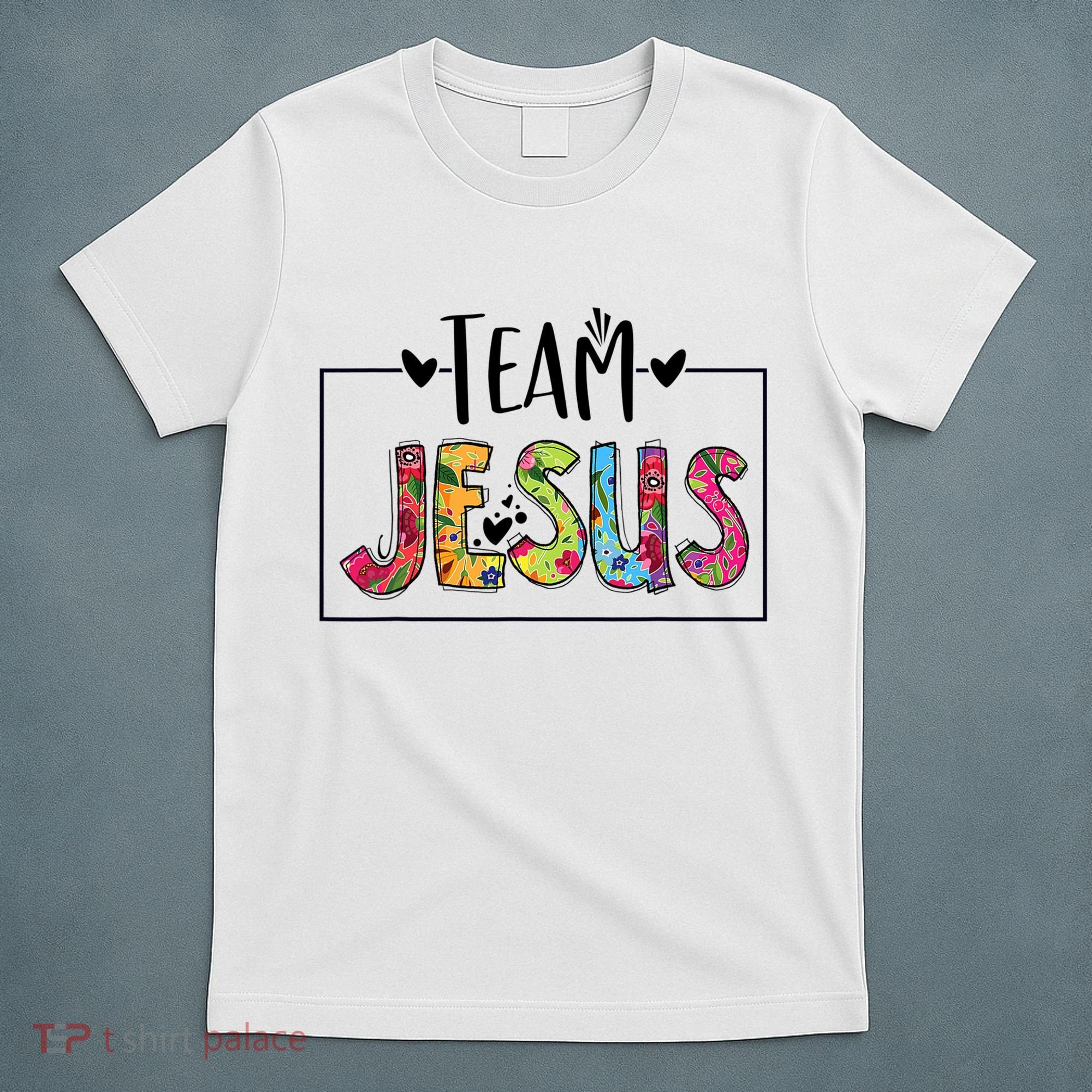 Tie Dye Team Jesus Cool Mom And Christian Thanksgiving T-Shirt