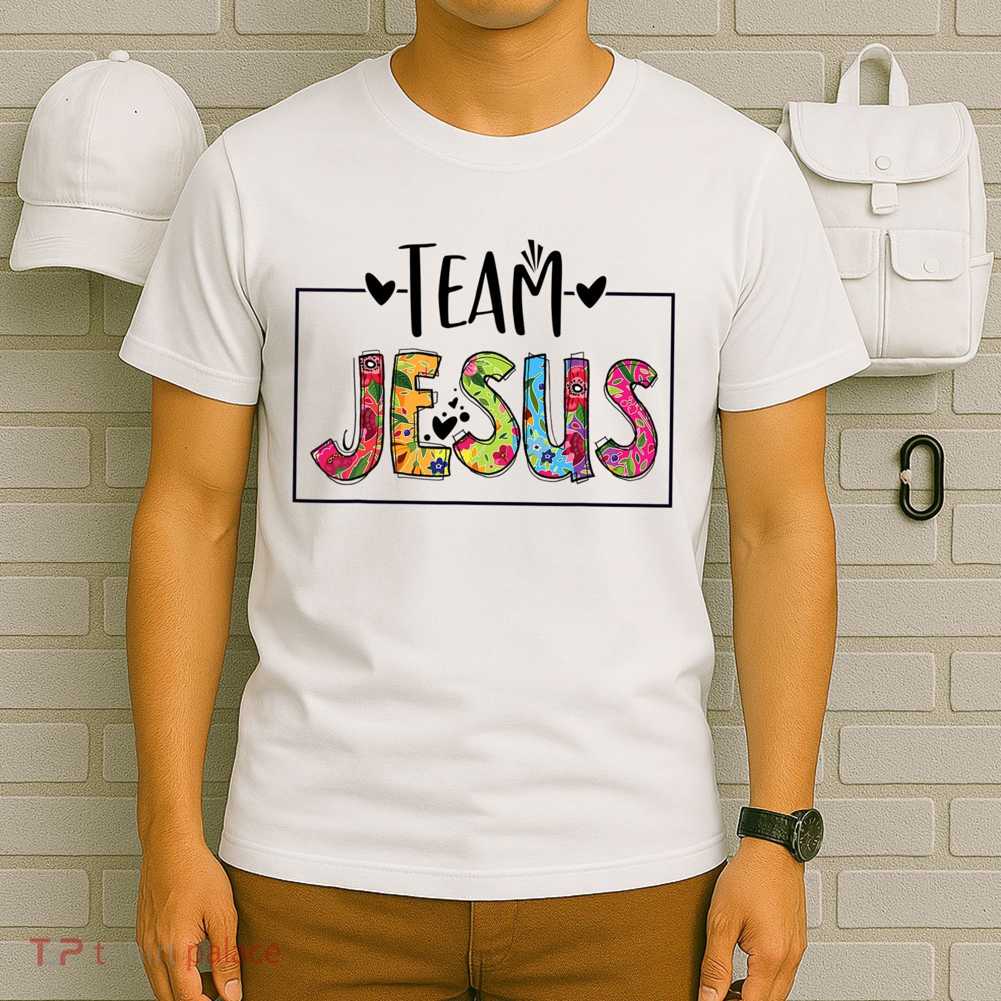 Tie Dye Team Jesus Cool Mom And Christian Thanksgiving T-Shirt