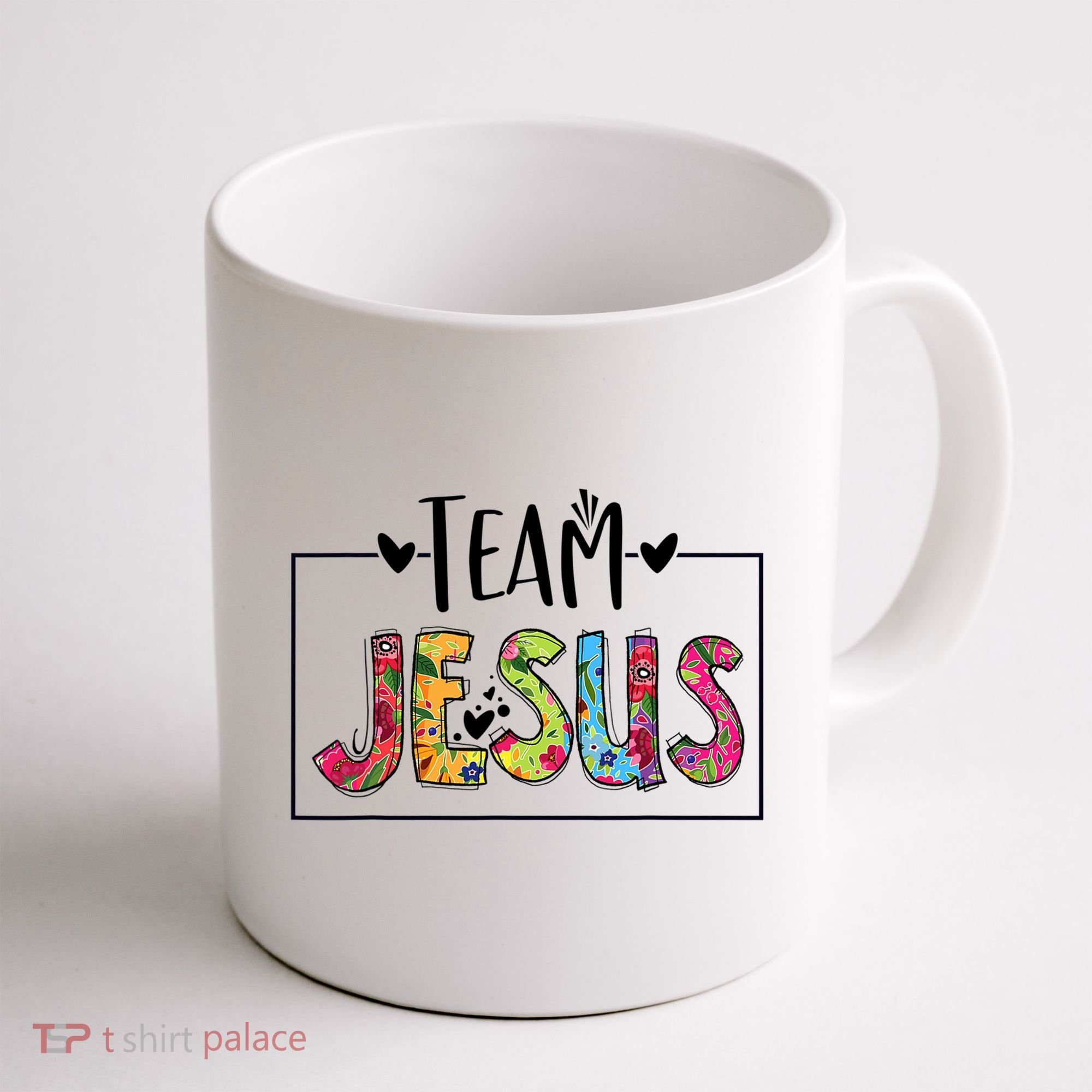 Tie Dye Team Jesus Cool Mom And Christian Thanksgiving Coffee Mug