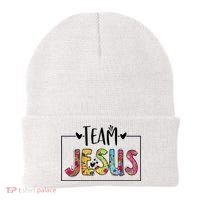 Tie Dye Team Jesus Cool Mom And Christian Thanksgiving Beanie thumb 0