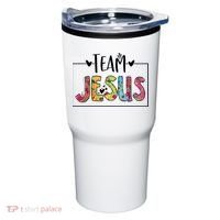 Tie Dye Team Jesus Cool Mom And Christian Thanksgiving Tumbler thumb 0