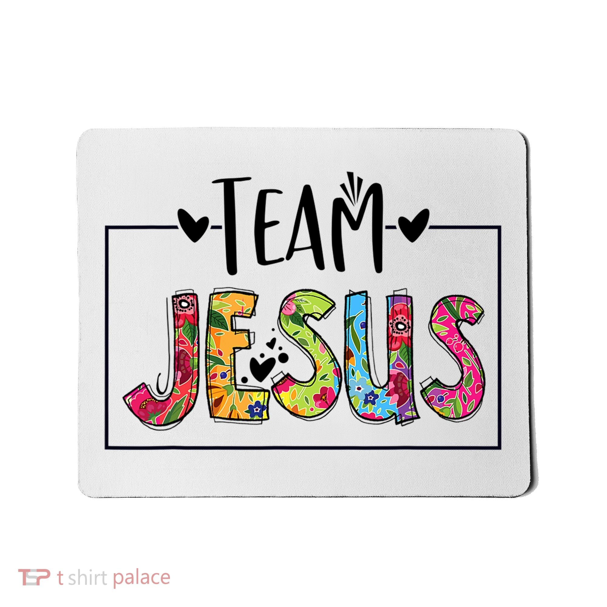 Tie Dye Team Jesus Cool Mom And Christian Thanksgiving Mousepad