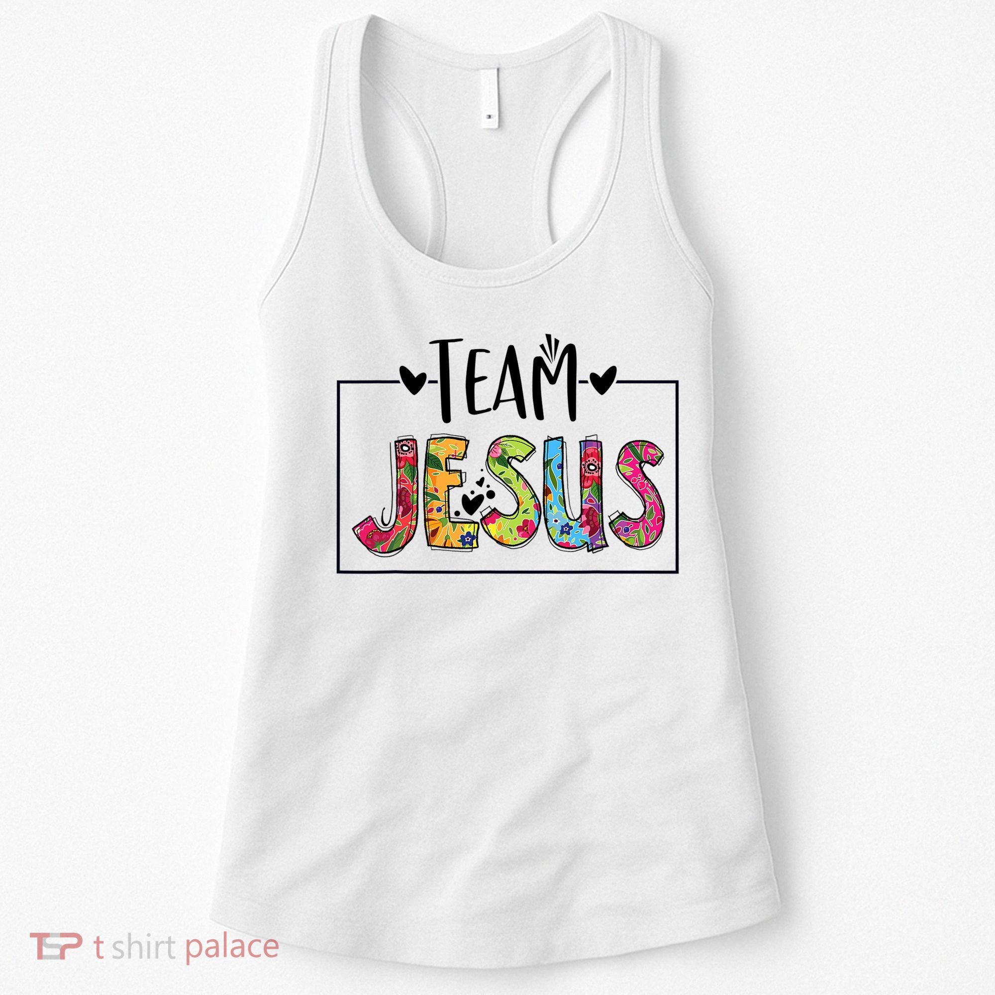 Tie Dye Team Jesus Cool Mom And Christian Thanksgiving Women's Tank Top