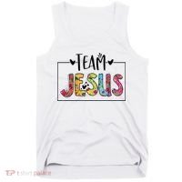 Tie Dye Team Jesus Cool Mom And Christian Thanksgiving Tank Top thumb 0