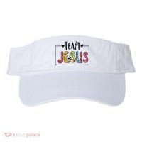 Tie Dye Team Jesus Cool Mom And Christian Thanksgiving Visor thumb 0