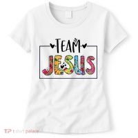 Tie Dye Team Jesus Cool Mom And Christian Thanksgiving Women's T-Shirt thumb 0