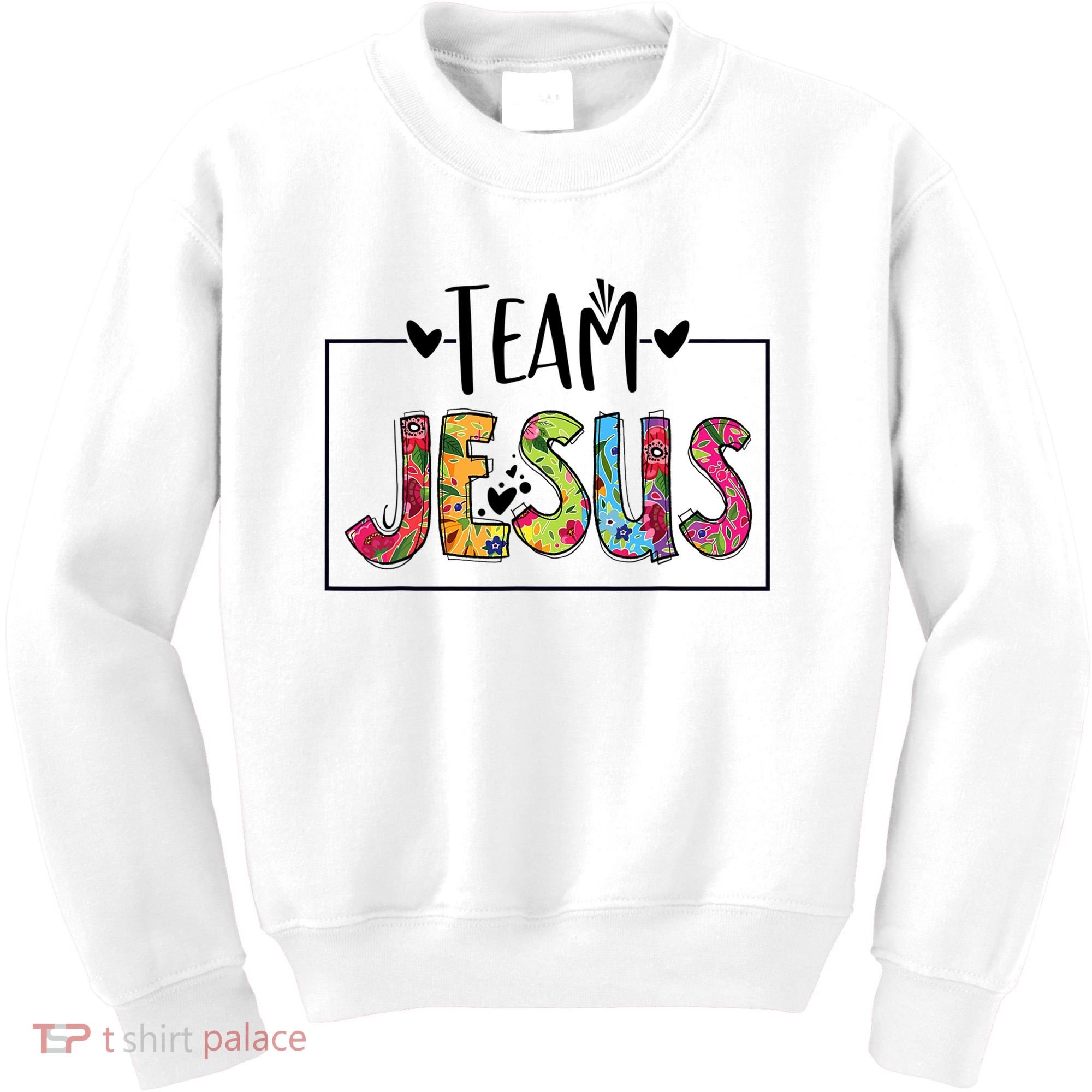 Tie Dye Team Jesus Cool Mom And Christian Thanksgiving Kids Sweatshirt