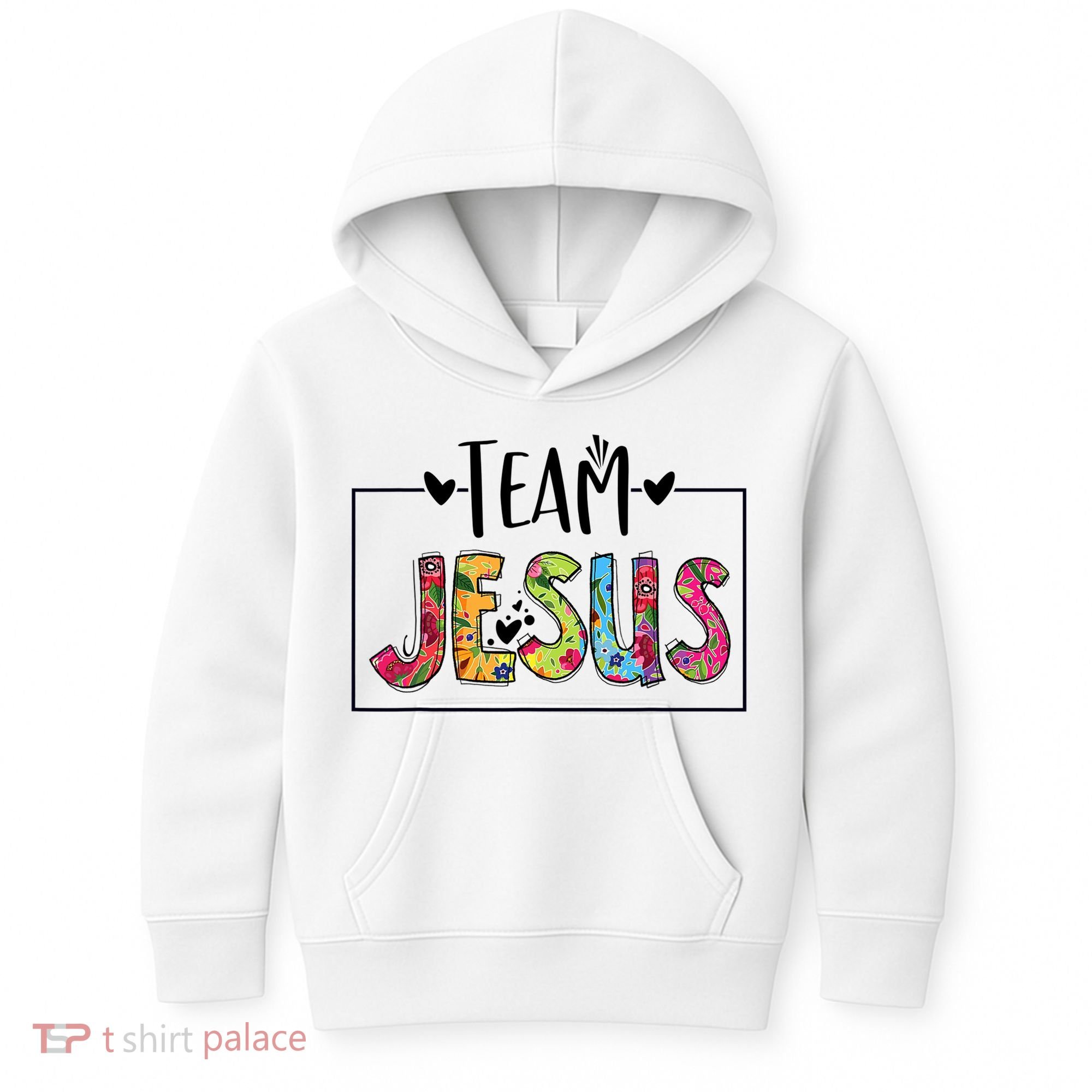Tie Dye Team Jesus Cool Mom And Christian Thanksgiving Kids Hoodie