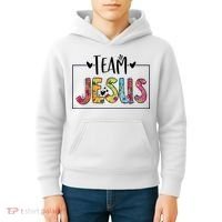 Tie Dye Team Jesus Cool Mom And Christian Thanksgiving Kids Hoodie thumb 4