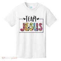 Tie Dye Team Jesus Cool Mom And Christian Thanksgiving Kids T-Shirt thumb 0