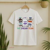 The Dream Team Retro Groovy B52 Nurse Medical Nursing Psych T-Shirt thumb 2