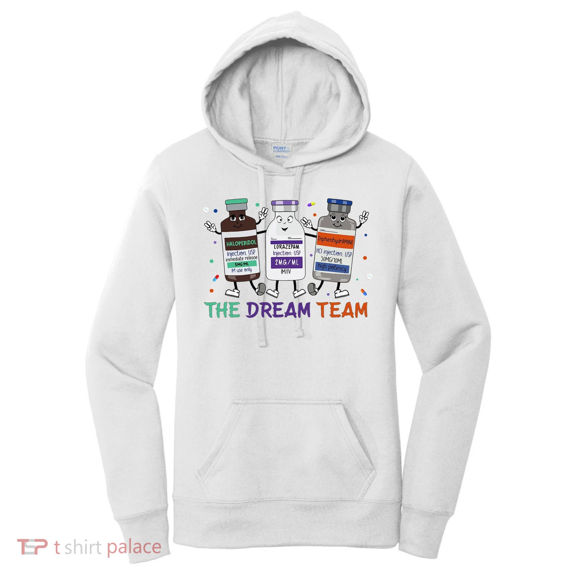 The Dream Team Retro Groovy B52 Nurse Medical Nursing Psych Women's Hoodie