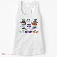 The Dream Team Retro Groovy B52 Nurse Medical Nursing Psych Women's Tank Top thumb 0