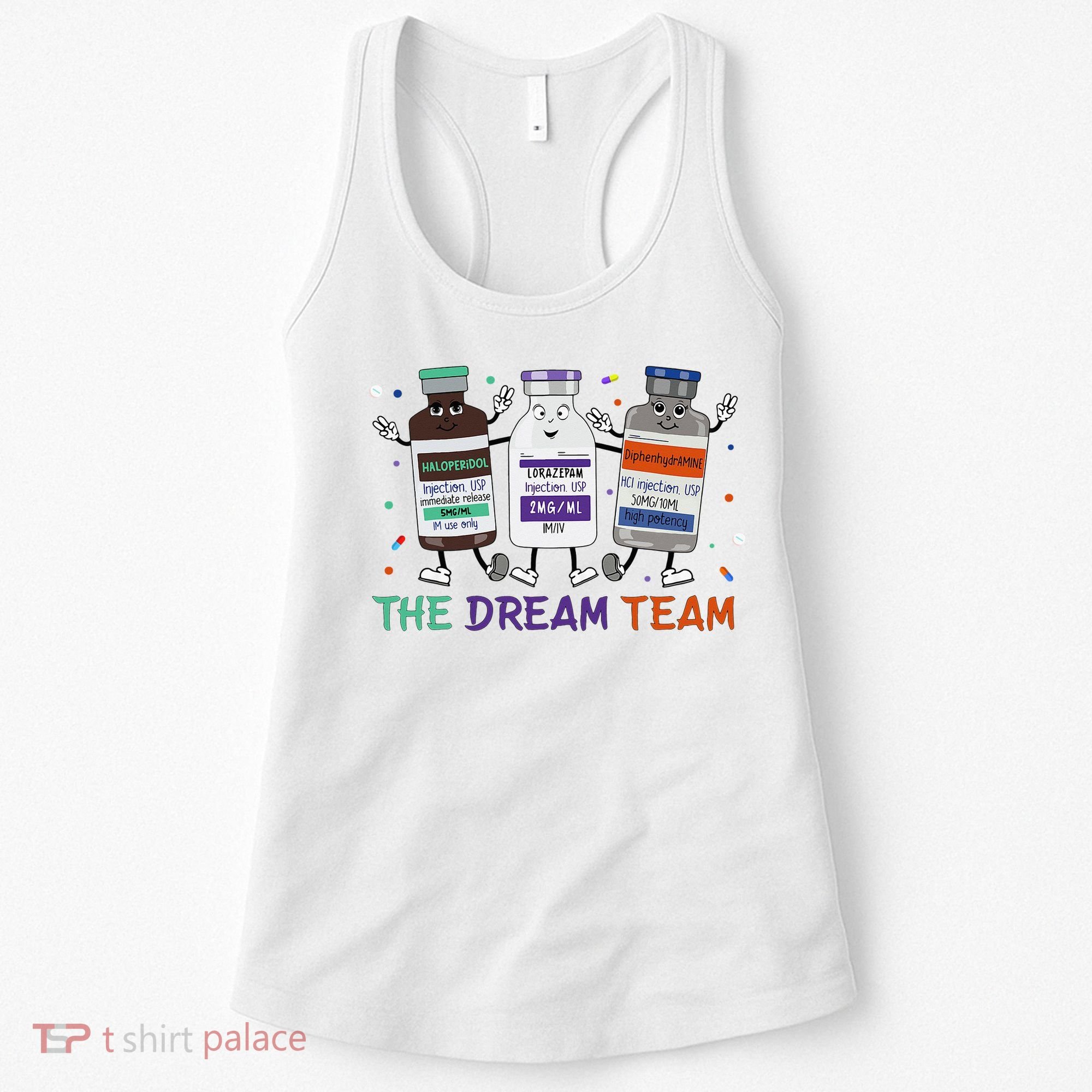 The Dream Team Retro Groovy B52 Nurse Medical Nursing Psych Women's Tank Top