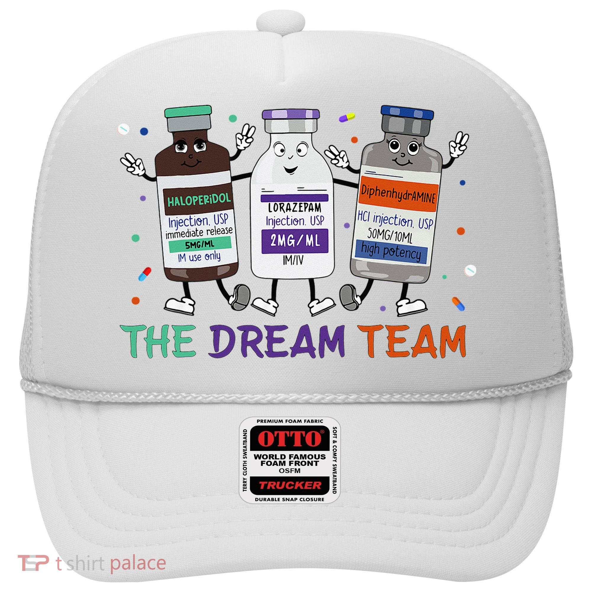 The Dream Team Retro Groovy B52 Nurse Medical Nursing Psych Hat
