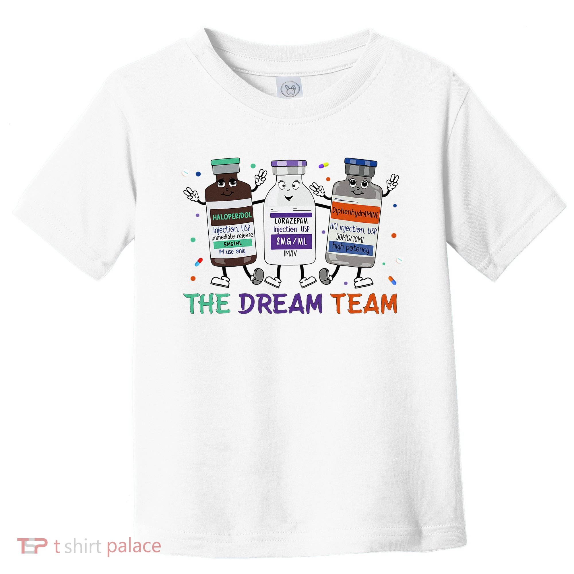 The Dream Team Retro Groovy B52 Nurse Medical Nursing Psych Toddler T-Shirt