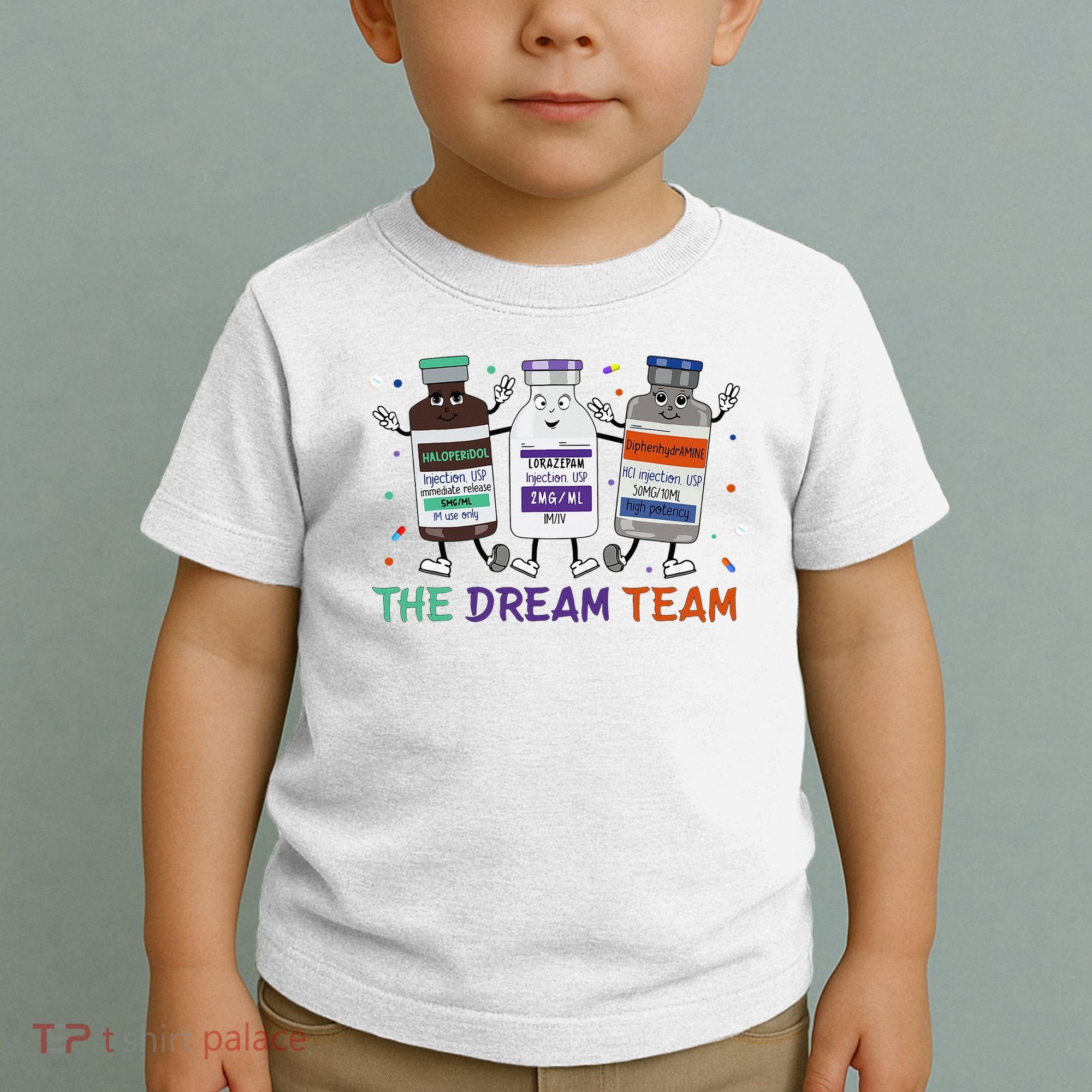The Dream Team Retro Groovy B52 Nurse Medical Nursing Psych Toddler T-Shirt