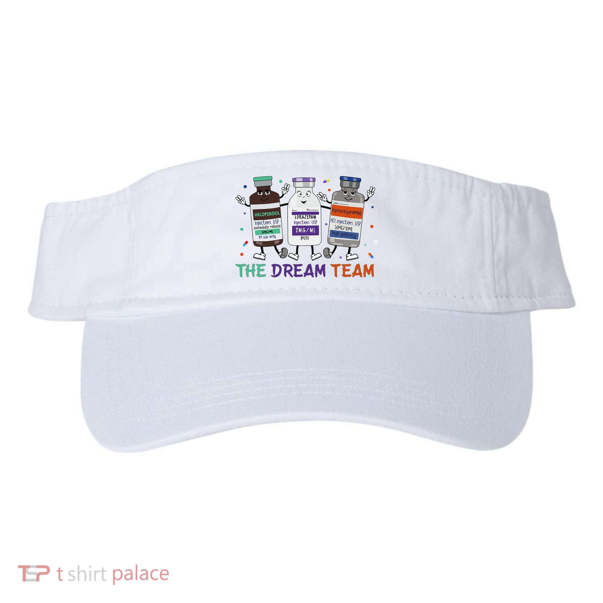 The Dream Team Retro Groovy B52 Nurse Medical Nursing Psych Visor
