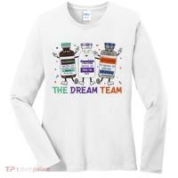 The Dream Team Retro Groovy B52 Nurse Medical Nursing Psych Women's Long Sleeve Shirt thumb 0