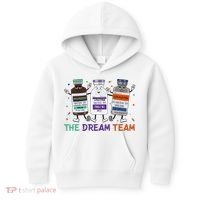 The Dream Team Retro Groovy B52 Nurse Medical Nursing Psych Kids Hoodie thumb 0