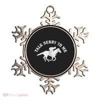 Talk Derby To Me Horse Racing Funny Gift Ornament thumb 0