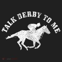 Talk Derby To Me Horse Racing Funny Gift Golf Towel thumb 3