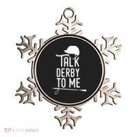 Talk Derby To Me I Horse Racing Humor Ornament thumb 0