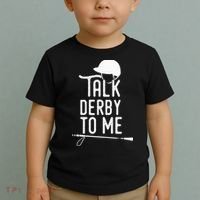Talk Derby To Me I Horse Racing Humor Toddler T-Shirt thumb 2