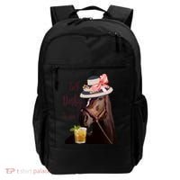 Talk Derby To Me Mint Juleps Derby Horse Racing Cute Gift Backpack thumb 0
