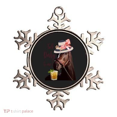 Talk Derby To Me Mint Juleps Derby Horse Racing Cute Gift Ornament