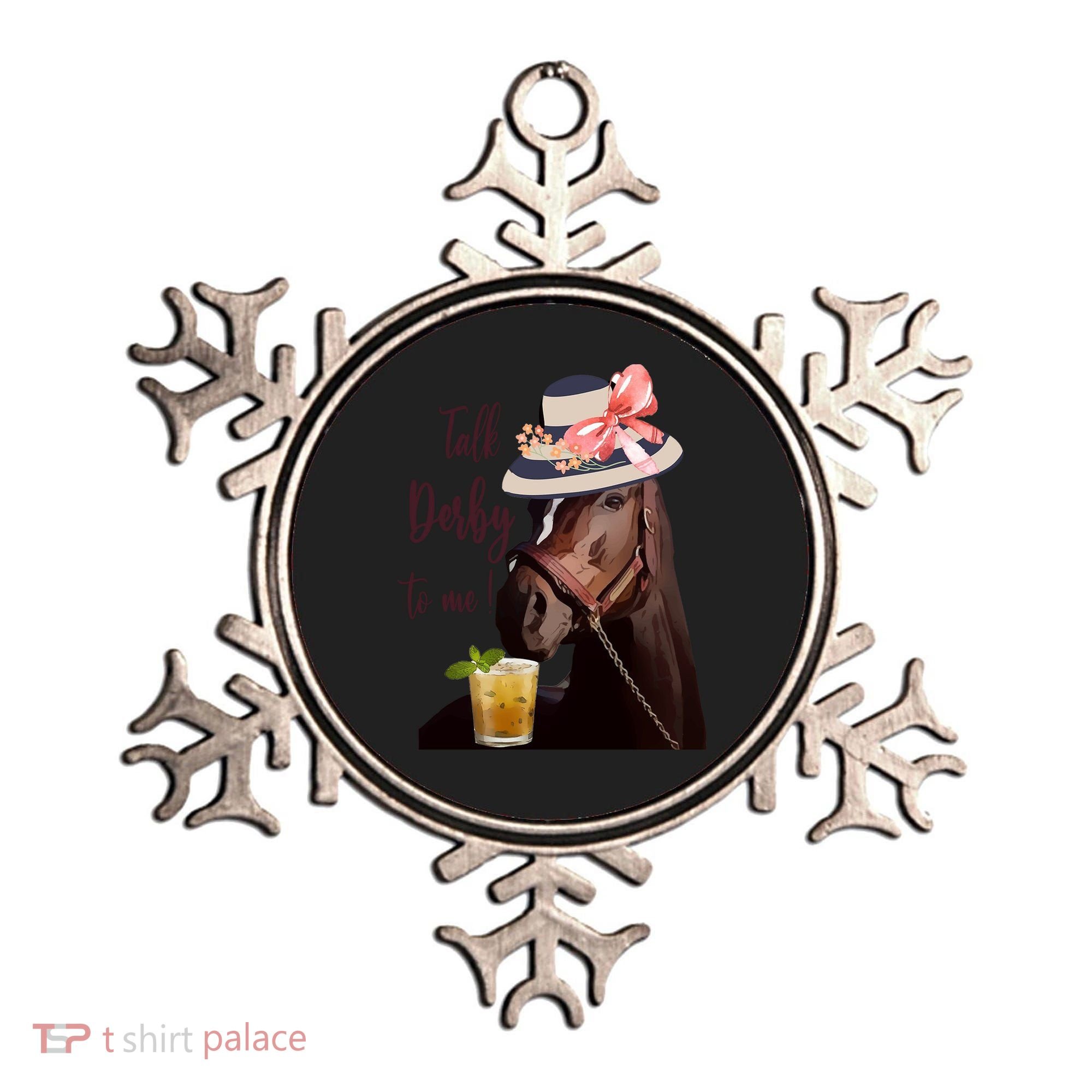 Talk Derby To Me Mint Juleps Derby Horse Racing Cute Gift Ornament
