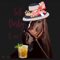 Talk Derby To Me Mint Juleps Derby Horse Racing Cute Gift Ornament thumb 1