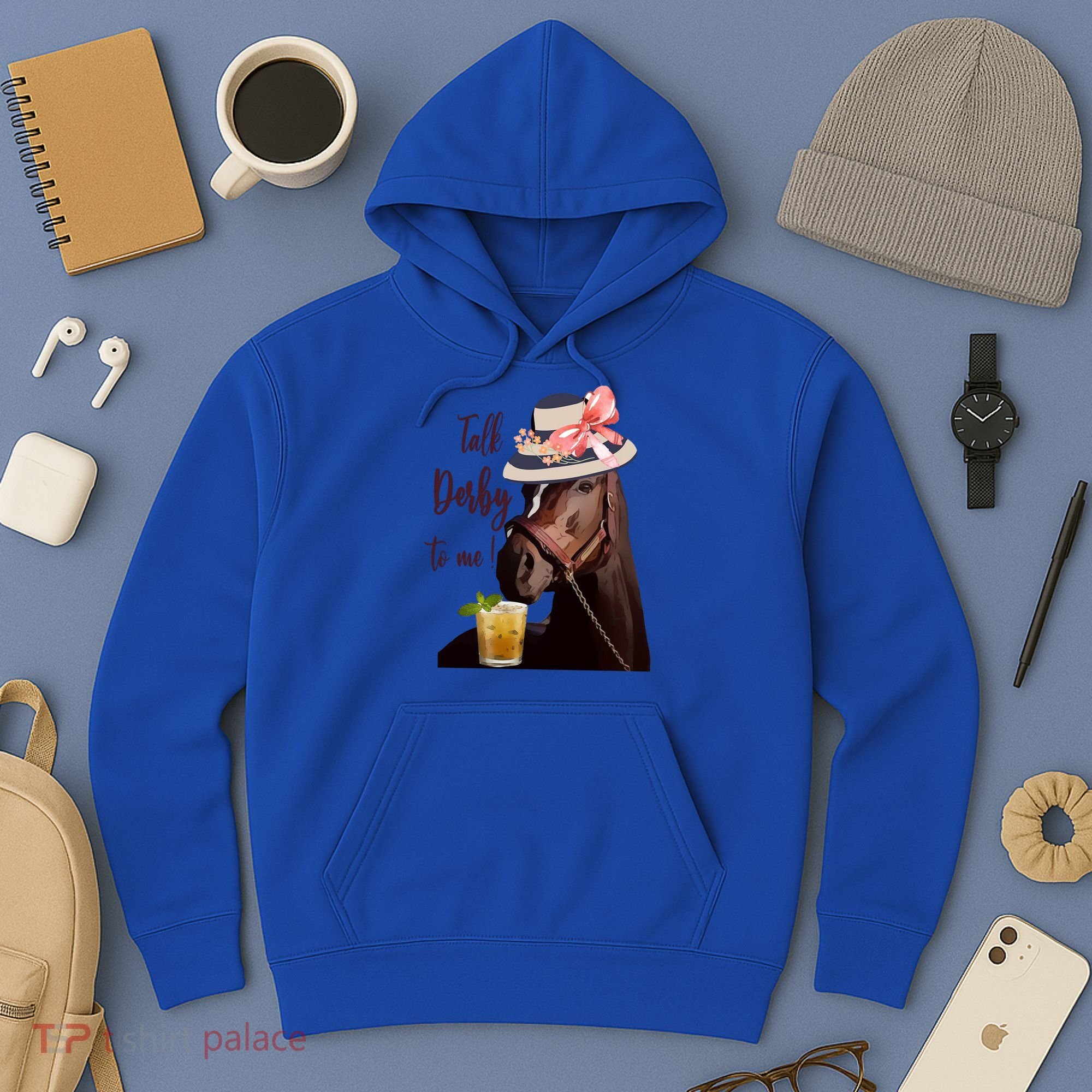 Talk Derby To Me Mint Juleps Derby Horse Racing Cute Gift Hoodie