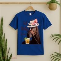 Talk Derby To Me Mint Juleps Derby Horse Racing Cute Gift T-Shirt thumb 2