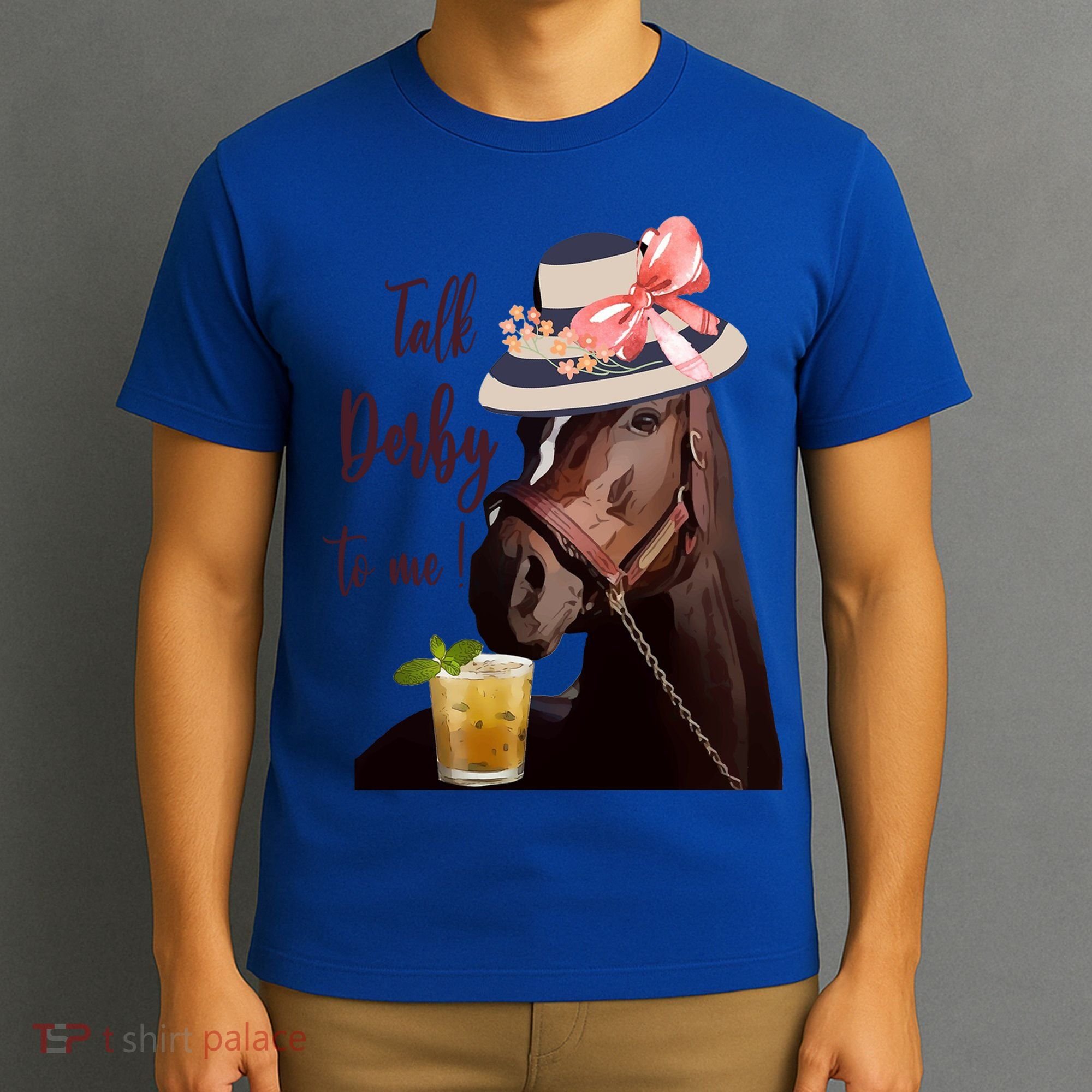 Talk Derby To Me Mint Juleps Derby Horse Racing Cute Gift T-Shirt