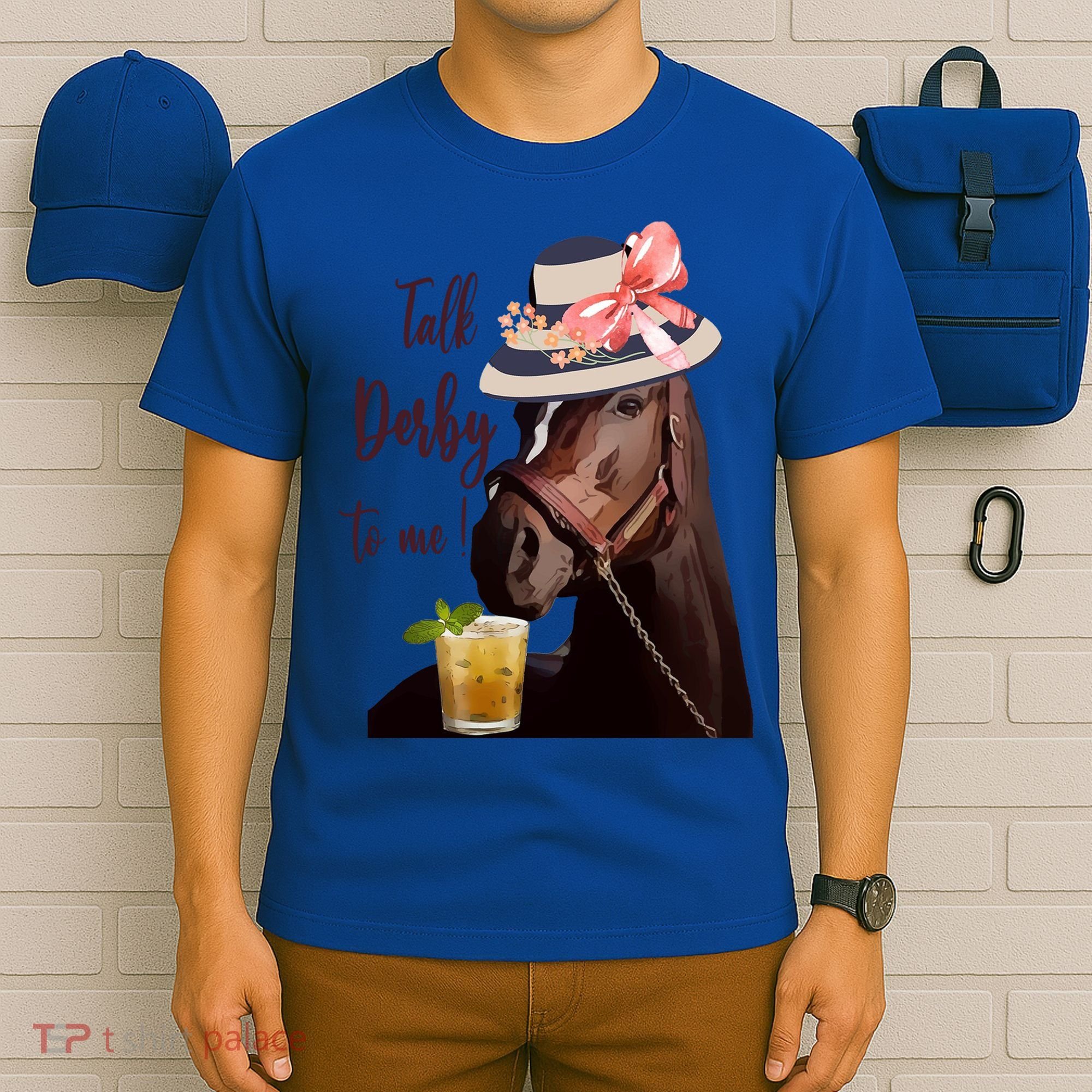 Talk Derby To Me Mint Juleps Derby Horse Racing Cute Gift T-Shirt