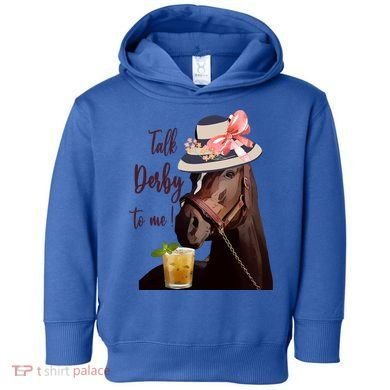 Talk Derby To Me Mint Juleps Derby Horse Racing Cute Gift Toddler Hoodie